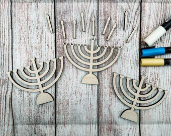 Lot De 55 Autocollants Hanoucca Pour Enfants - Décorations De Fête, Toupies, Menorah - Pour Jeux, Scrapbooking, Cadeaux - 5,5 X 5,4 Cm - 3