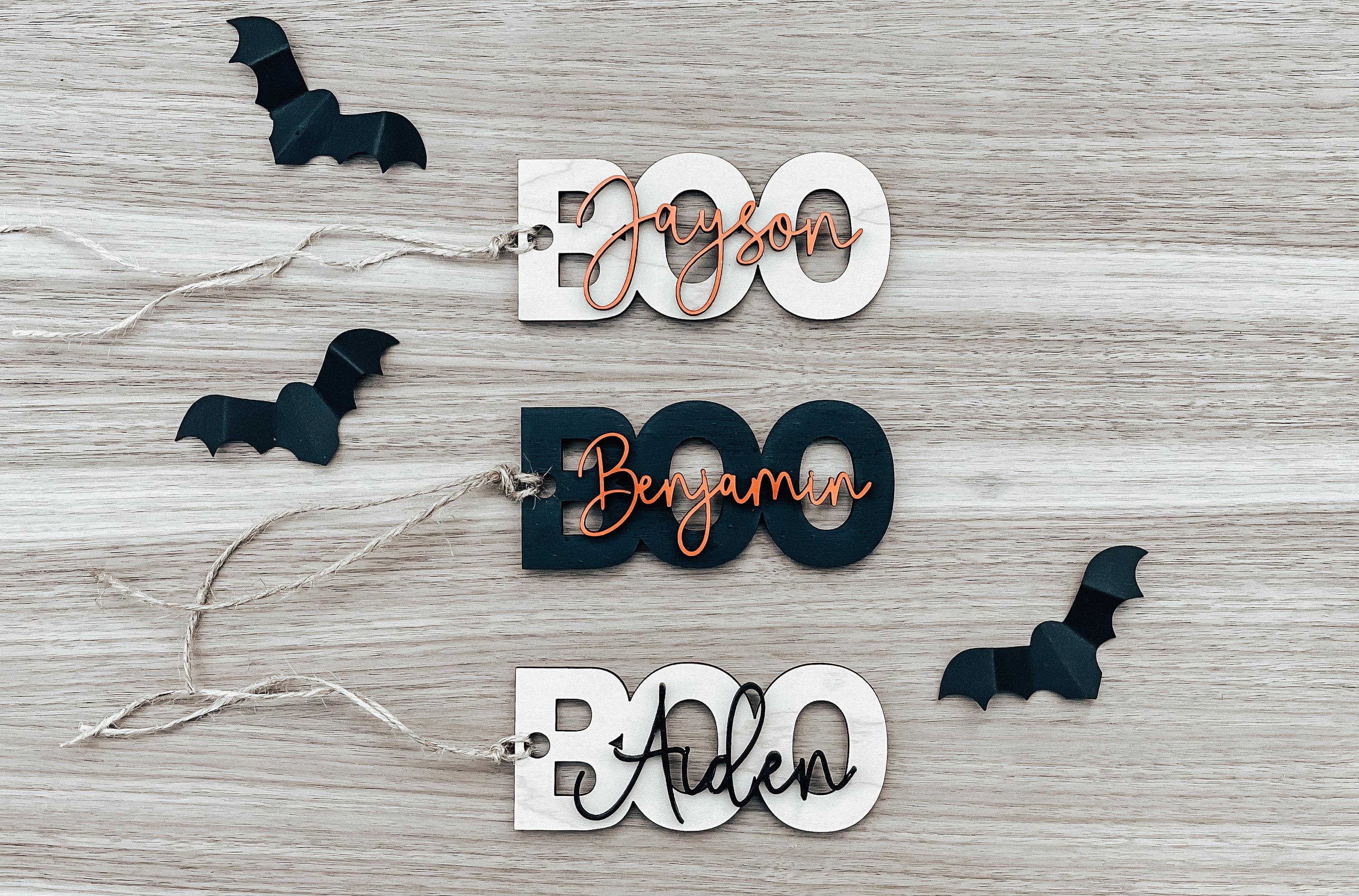Halloween Basket Tags, Personalized Name Tags, Boo Basket, Halloween …