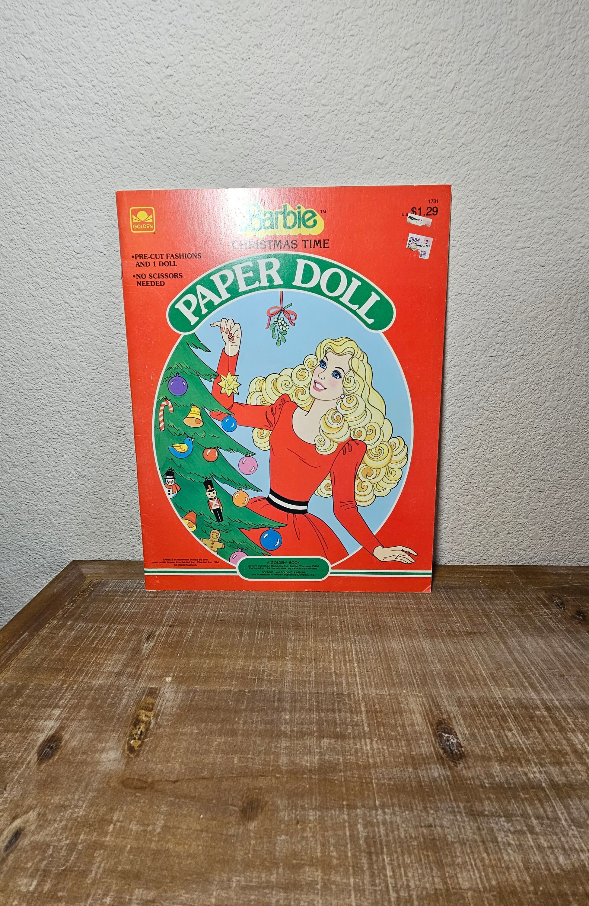 Christmas Paper Doll Book