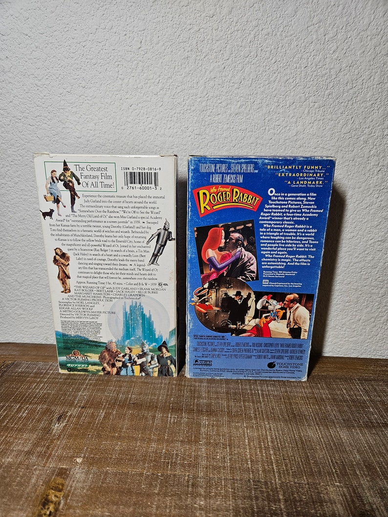 Vintage VHS Movie Lot Etsy