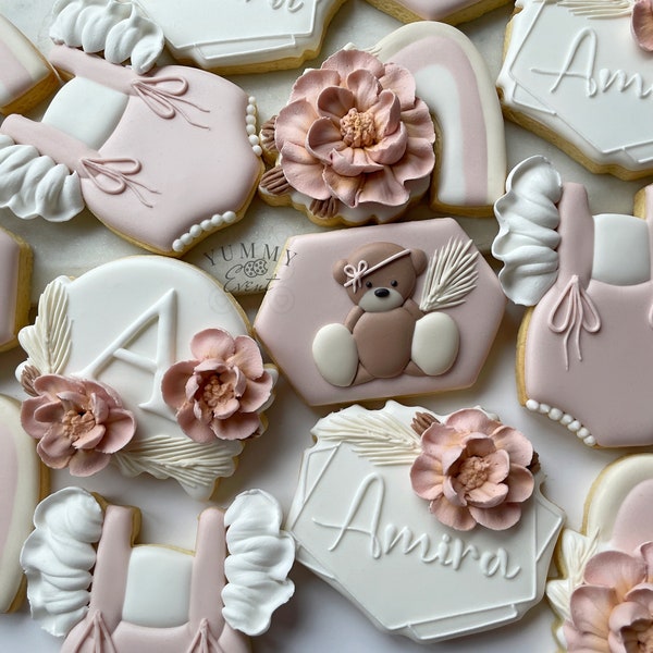 Free Selection- Baby Party Cookies - Decor Cookies - - Baby Shower Gift Cookies - Party Favors - Personalized Cookies