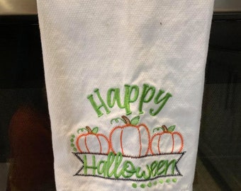 Happy Halloween Dish Towel