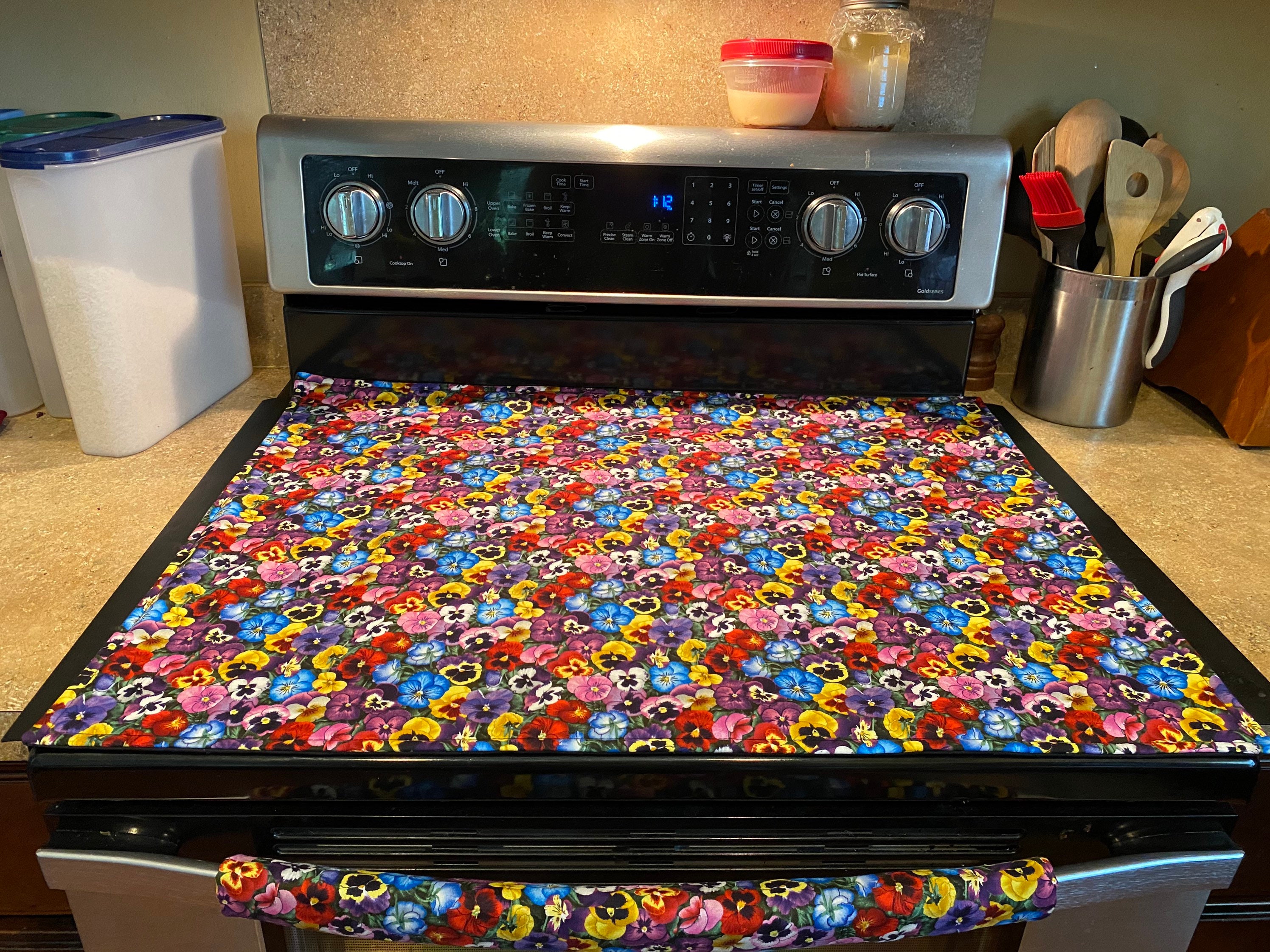 ceramic glass stove top cover