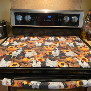 Cowbright Stove_cover Quilted Stove Top Cover Stove Protector For