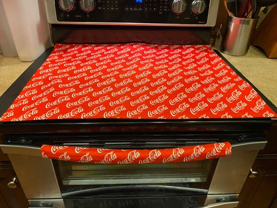 Baking Sweet Treats Stove Top Cover With/without Oven Handle Protects  Ceramic Glass Reversible Quilted Backside 