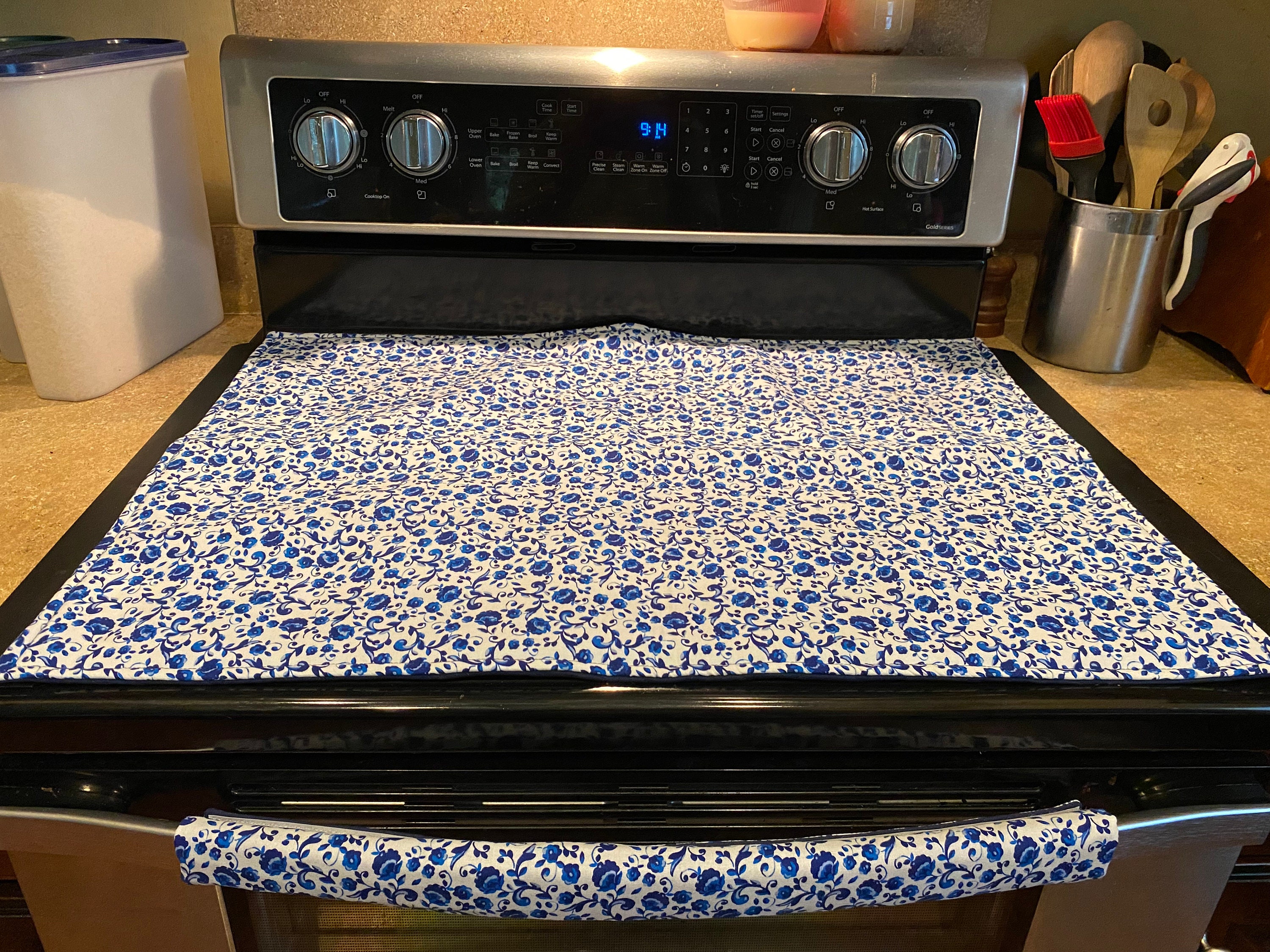 Pioneer Woman Scroll Floral Stove Top Cover With/without Oven Etsy