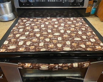 Words of a Dog Stove Top Cover With/without Oven Handle That Protects Your  Ceramic Glass Top and Handle Reversible Quilted Backside 