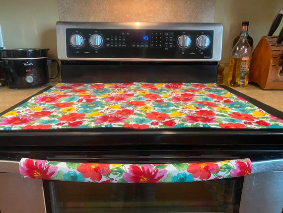 Glass Stove Top Cover - Electric Stove Top Cover, Sunflower Kitchen Decor and Accessories, Glass Top Stove Cover Protector, Prevent Scratching 