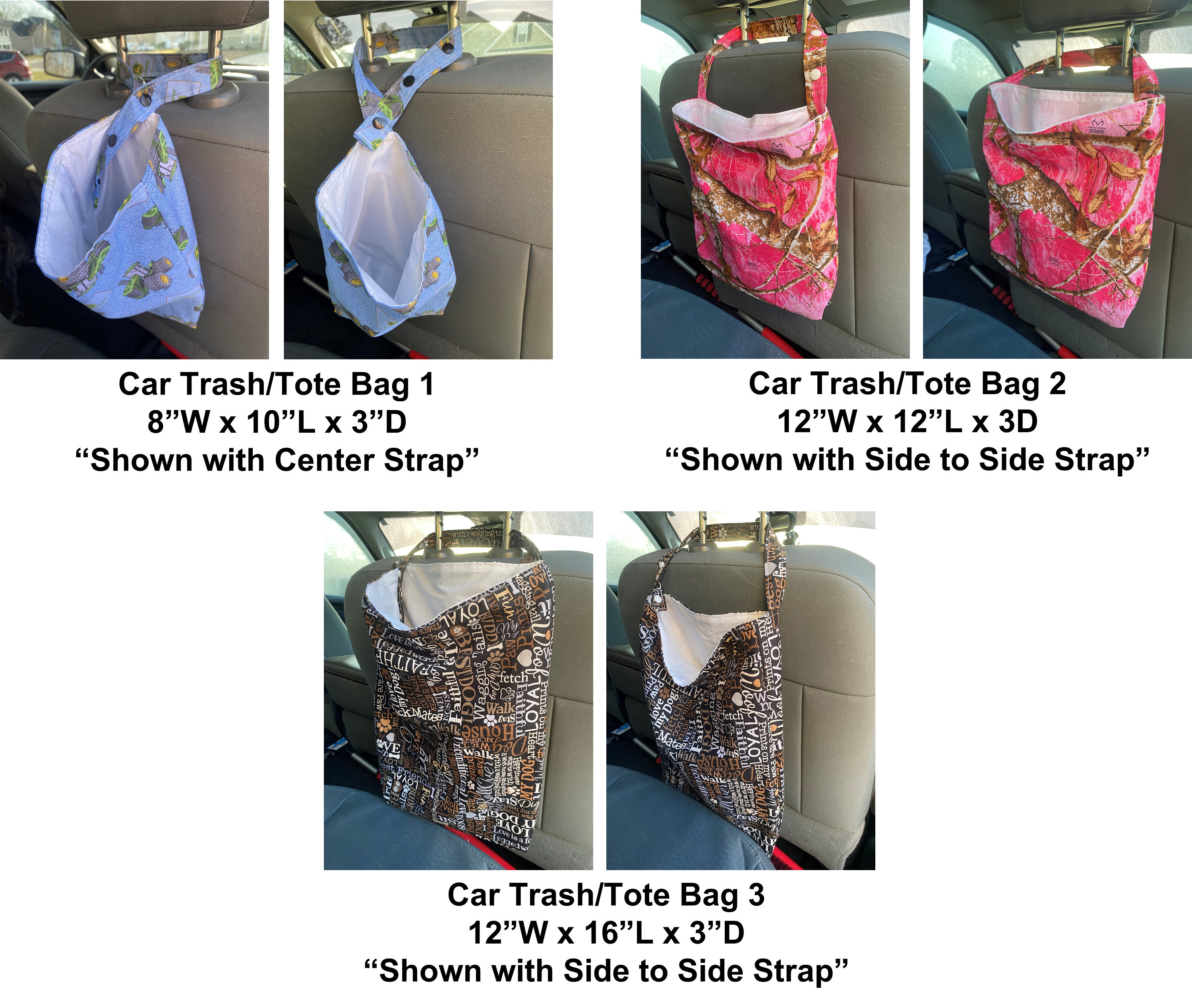w/Seat Trash Bags