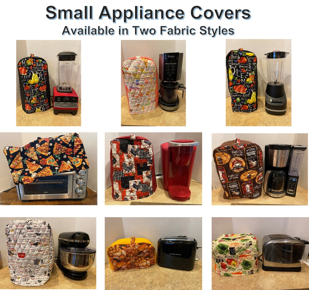 Small Appliance Covers for Large Variety of Appliances Blenders Coffee
