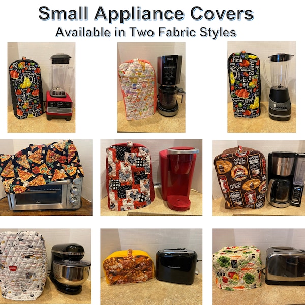 Small Appliance Covers for Large Variety of Appliances - Blenders - Coffee Makers - Ninja Juicers - Toasters - Toaster Ovens and many more