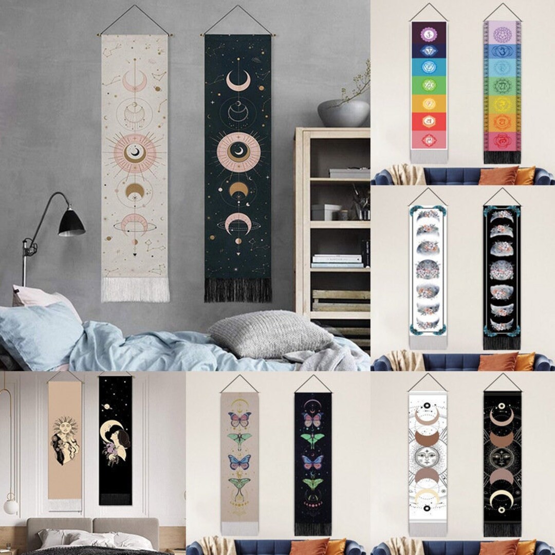 Moon Phases Tapestry Wall Hanging Decor - – Chic Boho Style