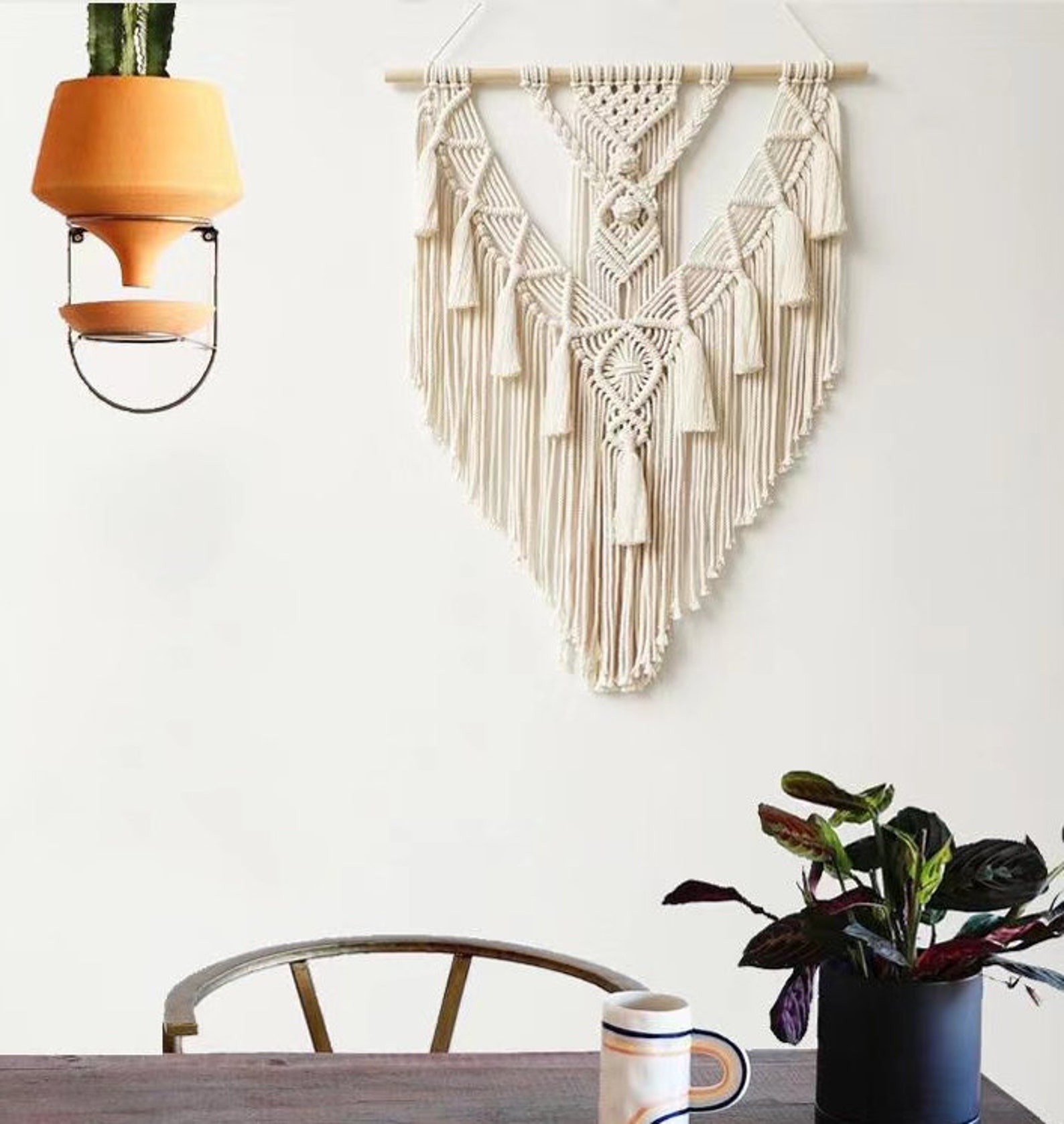 Macrame Wall Tapestry Macrame Wall Hanging Macrame Hanger Etsy