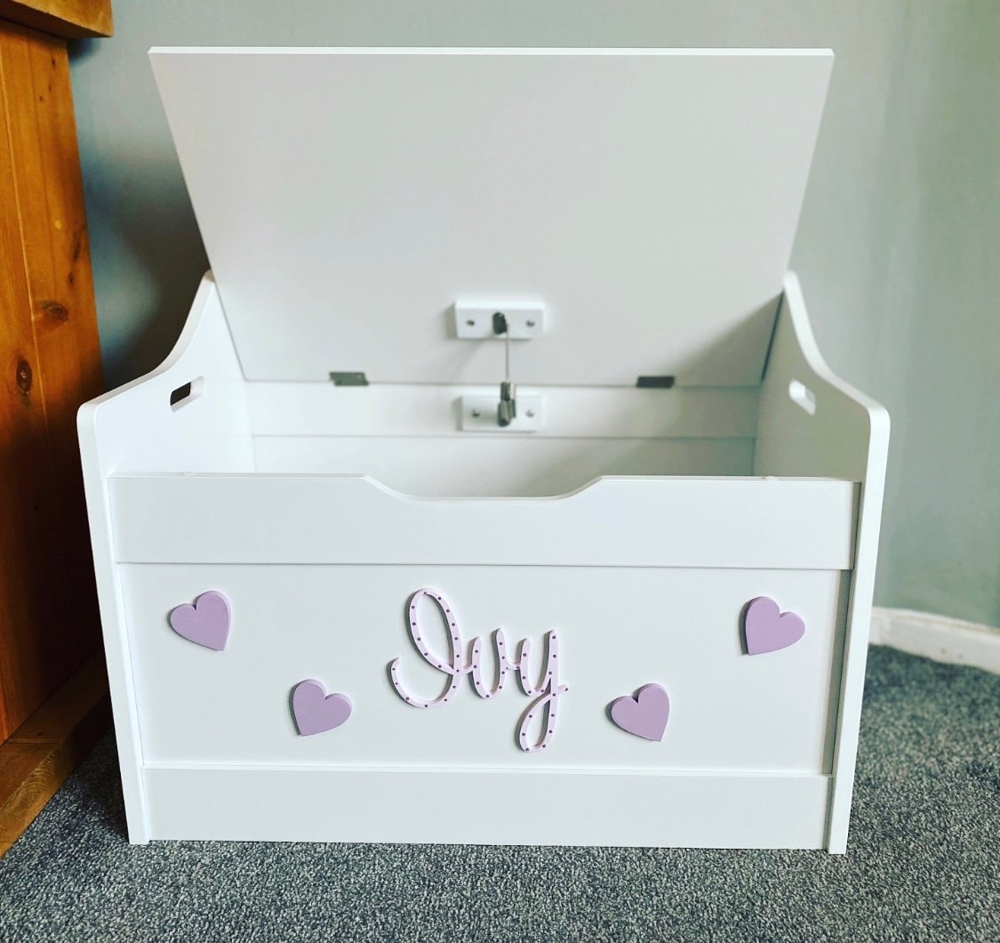 Personalised Toy Box Nursery Toy Box Children's Room Etsy