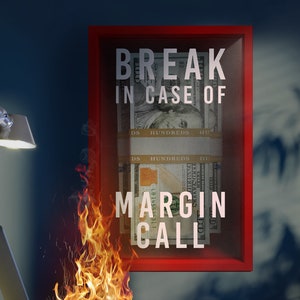 Break In Case Of Margin Call | Canvas Art | Wall Art | Office Decor | Investor | Stock Market | Bitcoin | Crypto | Day Trader | Wall Street