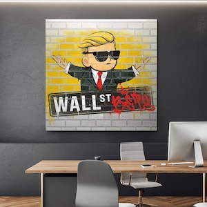 Wallstreetbets | Canvas Art | Wall Art | Office Decor | Investor | Day Trader | Gift