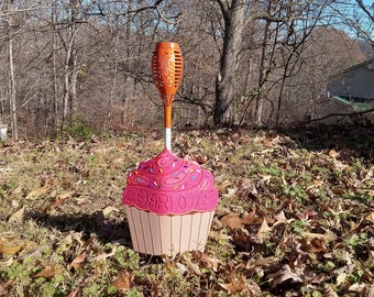 Cupcake Personalized Solar Torch Light