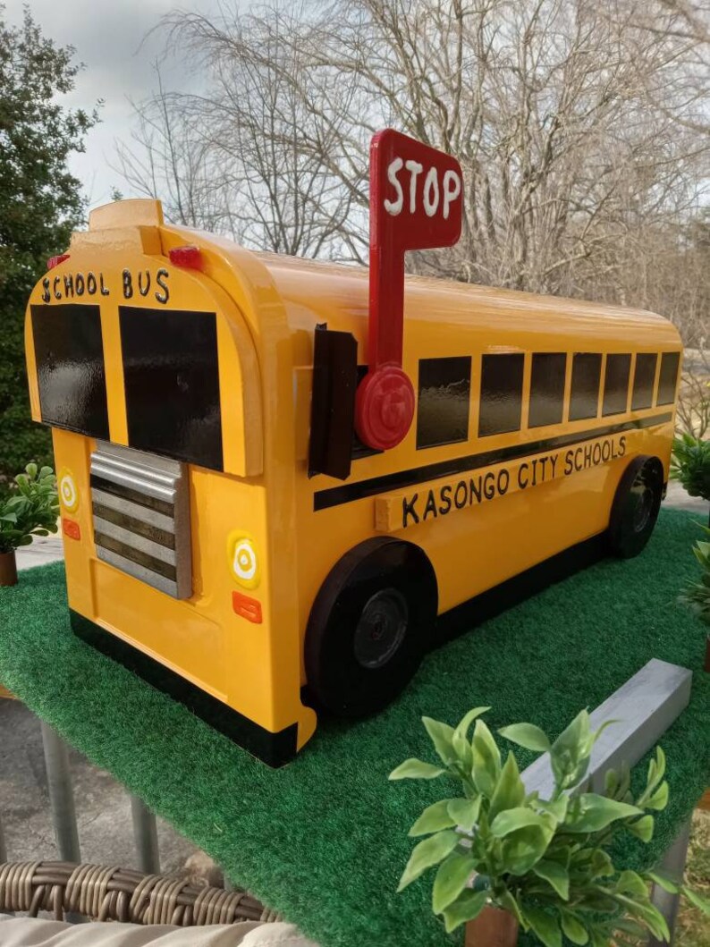 School Bus Mailbox Etsy