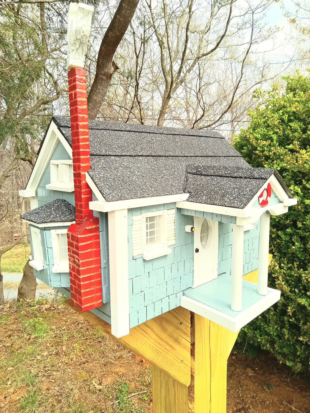 Cape Cod Coastal Cottage Mailbox Etsy