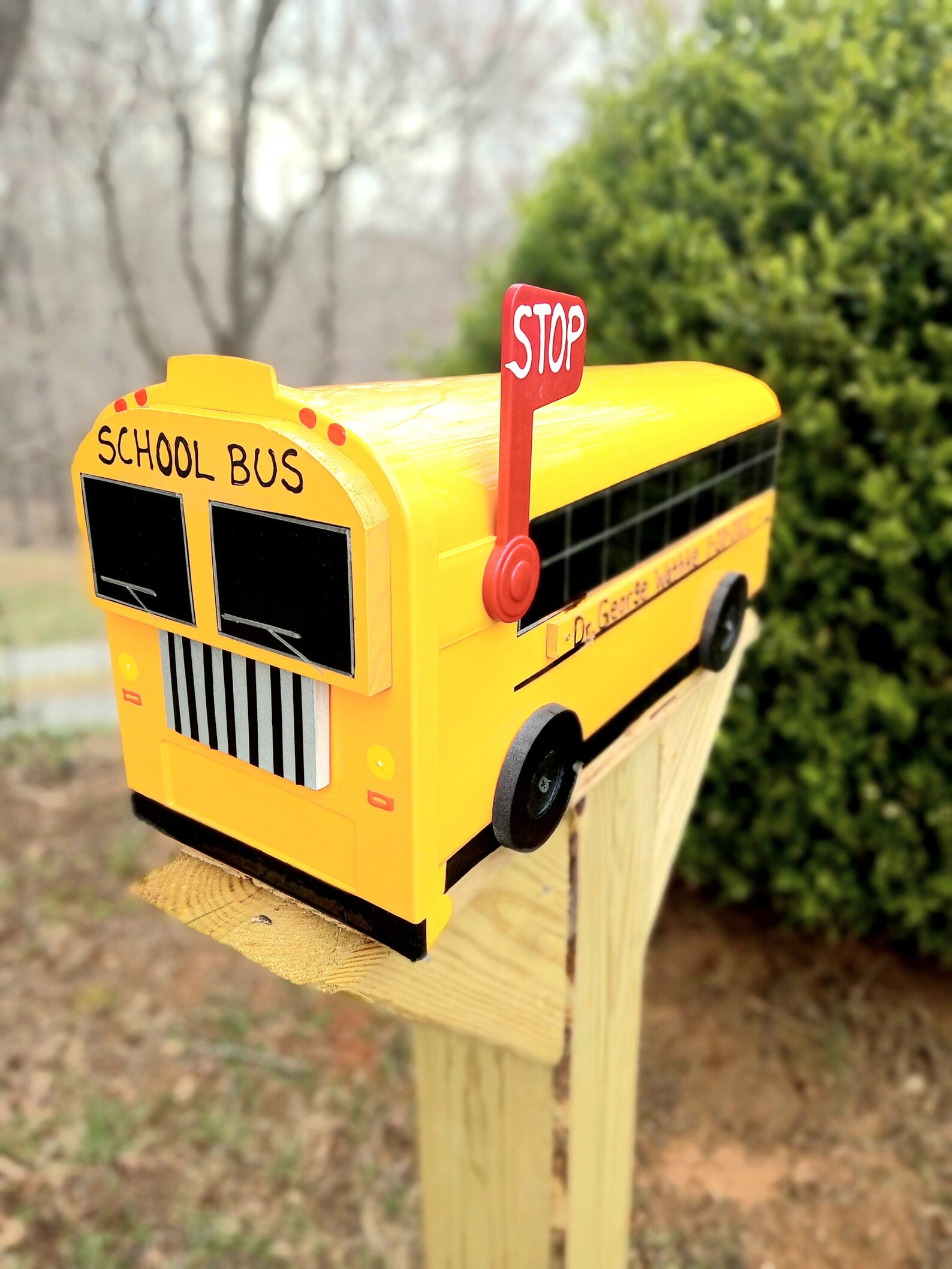 School Bus Mailbox Etsy