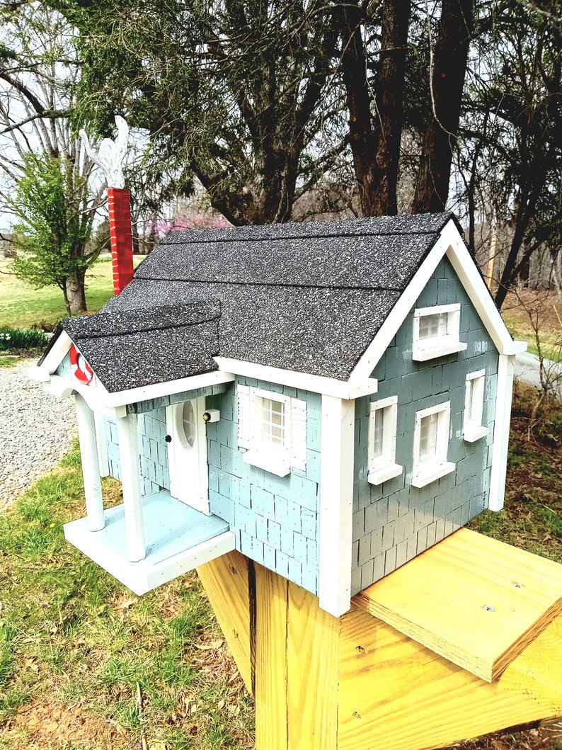 Cape Cod Coastal Cottage Mailbox Etsy