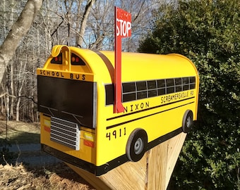 Custom School Bus Mailbox