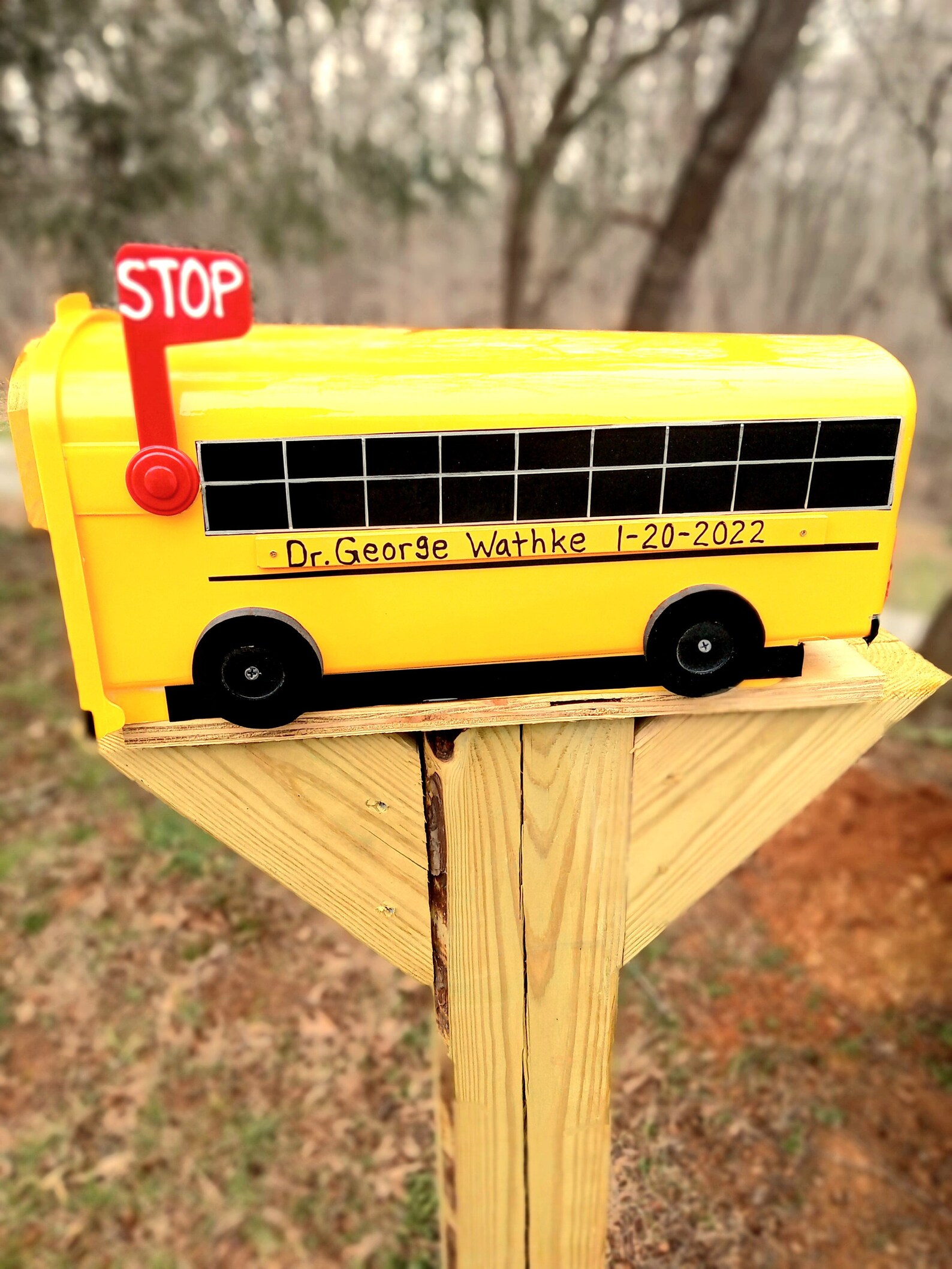 School Bus Mailbox Etsy