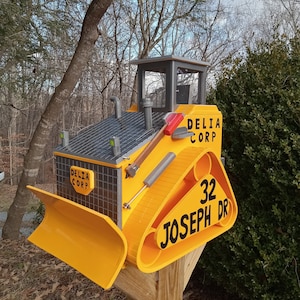 Custom Bulldozer Mailbox