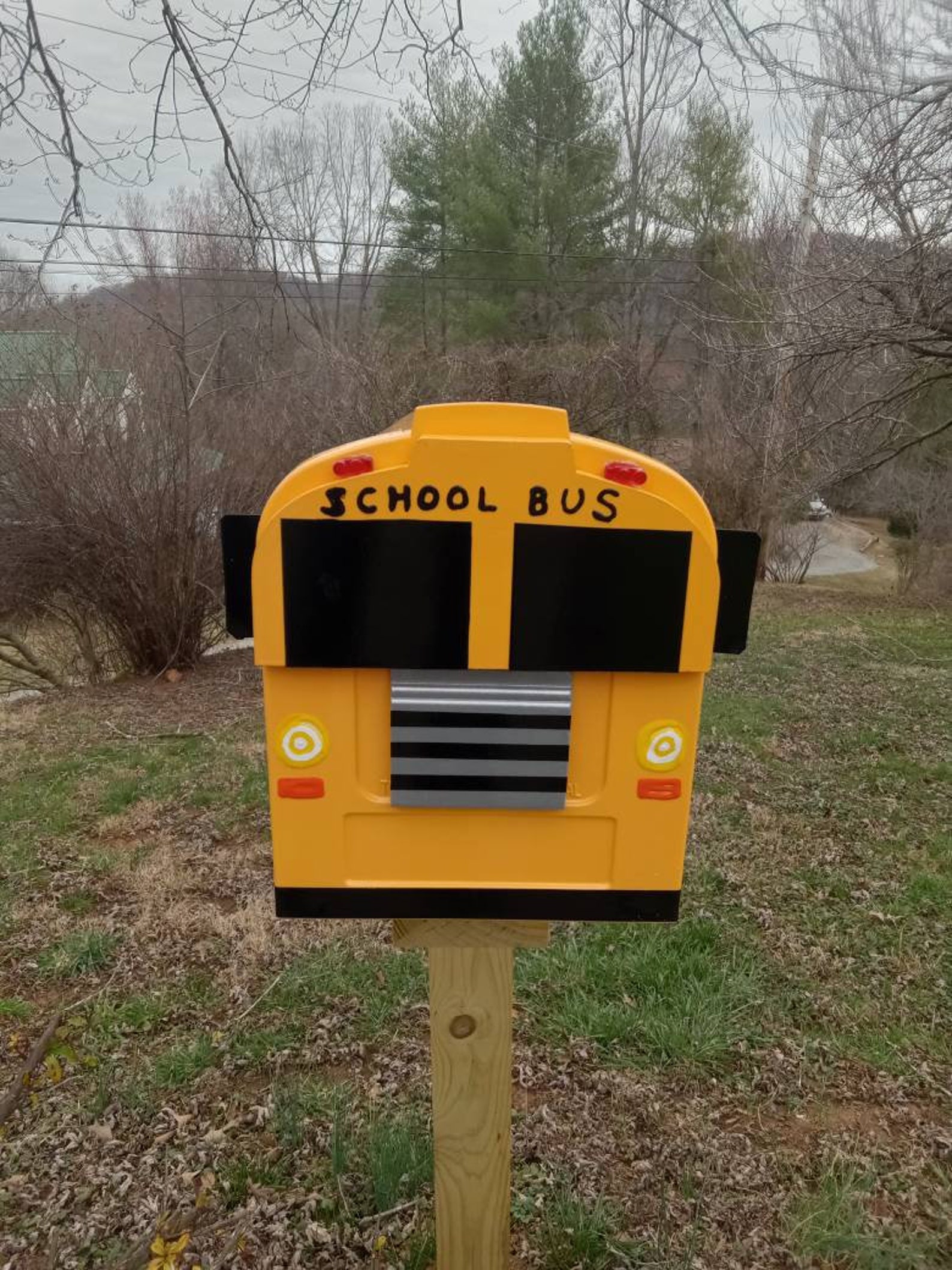 School Bus Mailbox Etsy
