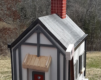 Mailbox- Tutor Style or any custom personalized mailbox/birdhouse