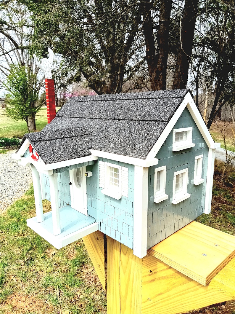Cape Cod Coastal Cottage Mailbox - Etsy