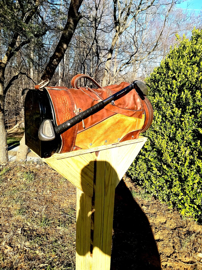 Custom Golf Bag Mailbox Etsy