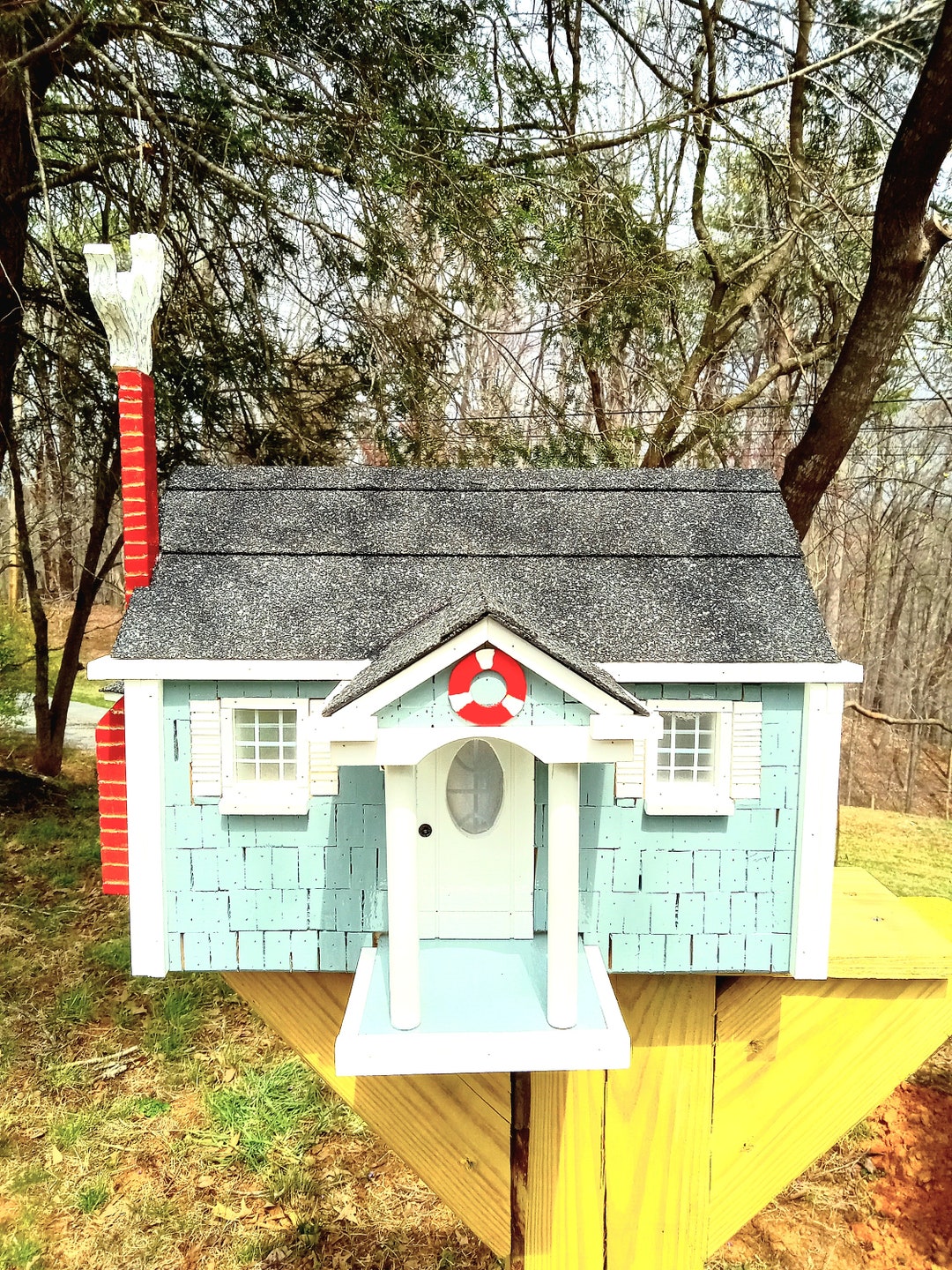 Cape Cod Coastal Cottage Mailbox Etsy