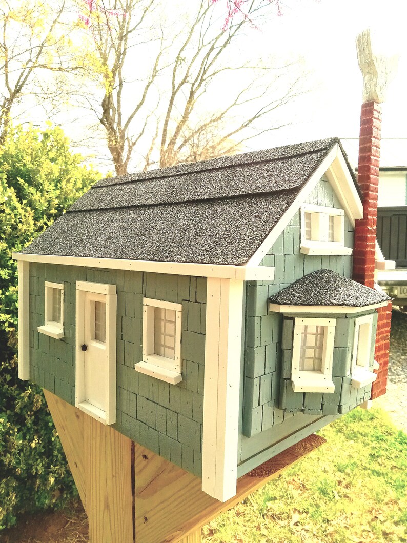 Cape Cod Coastal Cottage Mailbox Etsy