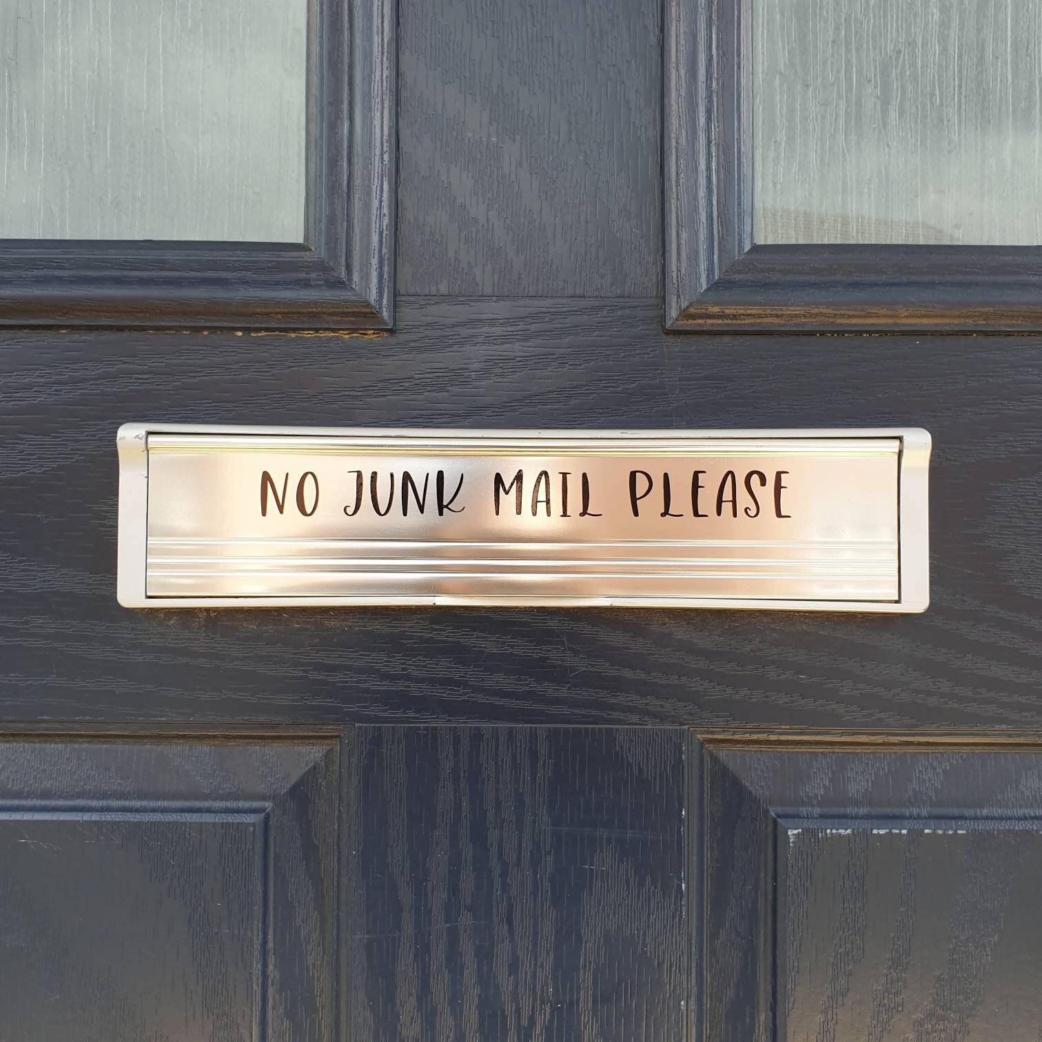 Custom Made Front Door Letterbox Label Letter Box Vinyl, 42 OFF