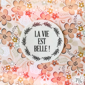 Sticker with inspirational message | Positive quote sticker