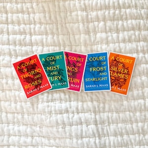 ACOTAR Water Resistant Stickers | A Court of Thorns and Roses Stickers