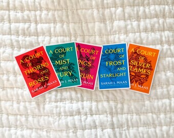 ACOTAR Water Resistant Stickers | A Court of Thorns and Roses Stickers