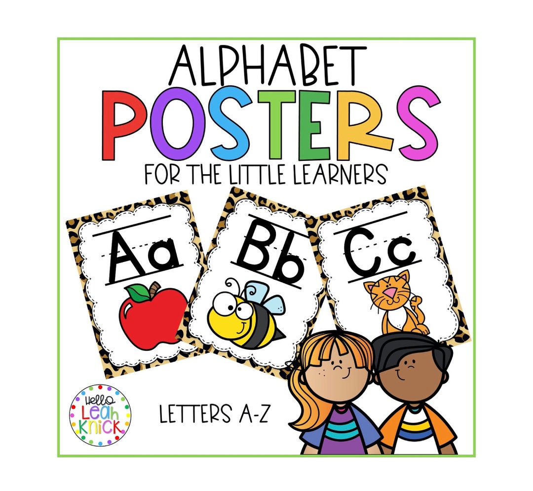 Classroom Alphabet Posters Classroom Printables Classroom - Etsy