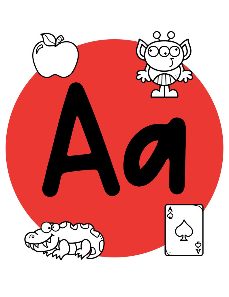 Classroom Alphabet Posters Classroom Printables Classroom - Etsy