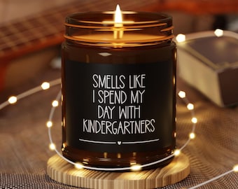 Custom Candle For Teacher | Gift For My Teacher | Smells Like Teacher Candle | Teacher Appreciation Gift | From Your Student
