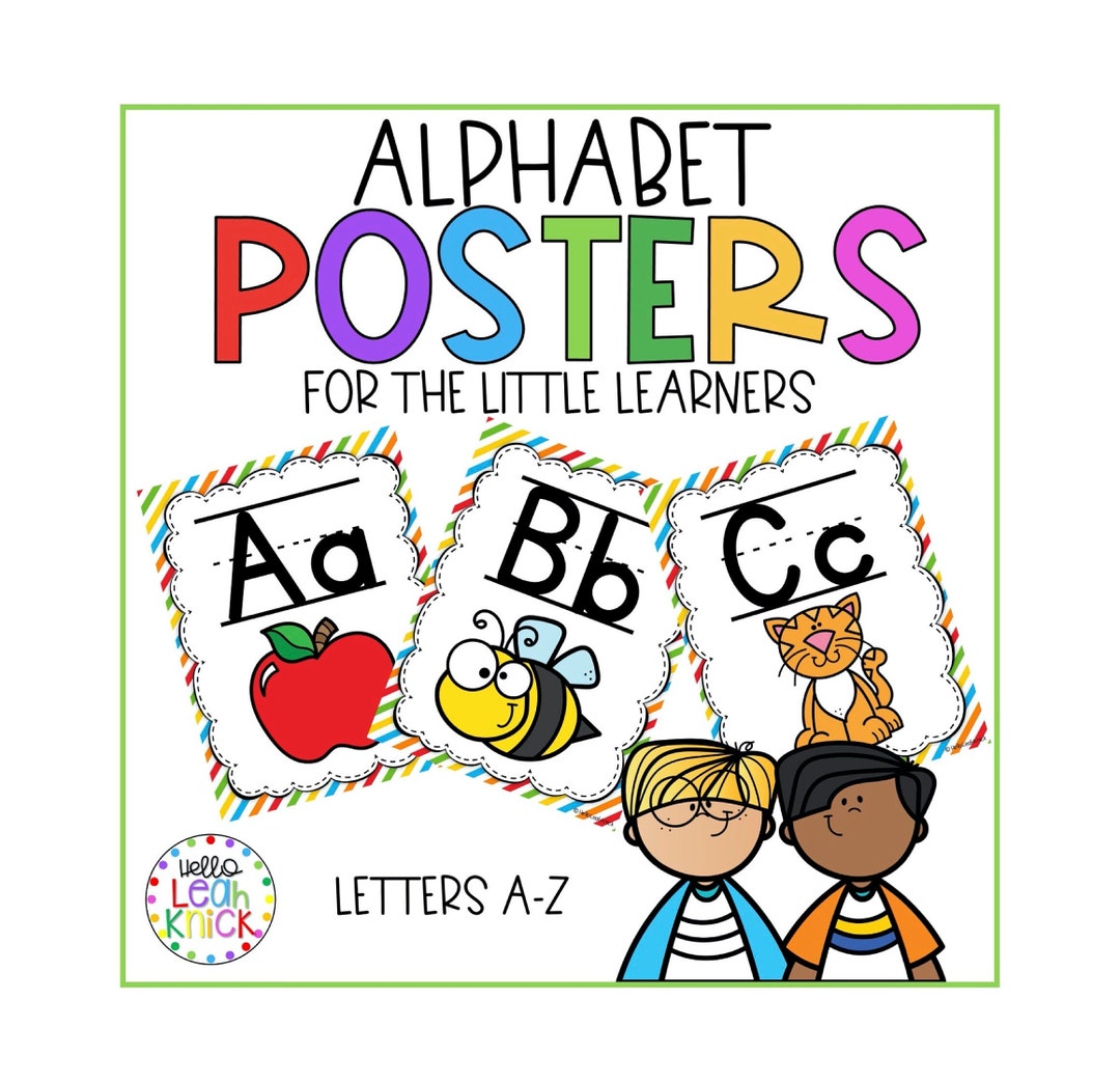 Classroom Alphabet Posters Classroom Printables Classroom - Etsy