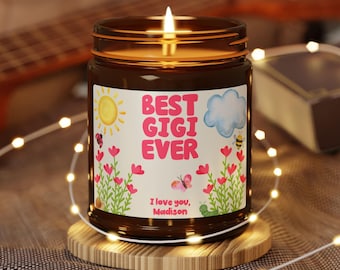 Custom Grandma Gift | Mother's Day Gift For Her | Personalized Candle for Grandma | Grandparent's Day | First Time Grandma