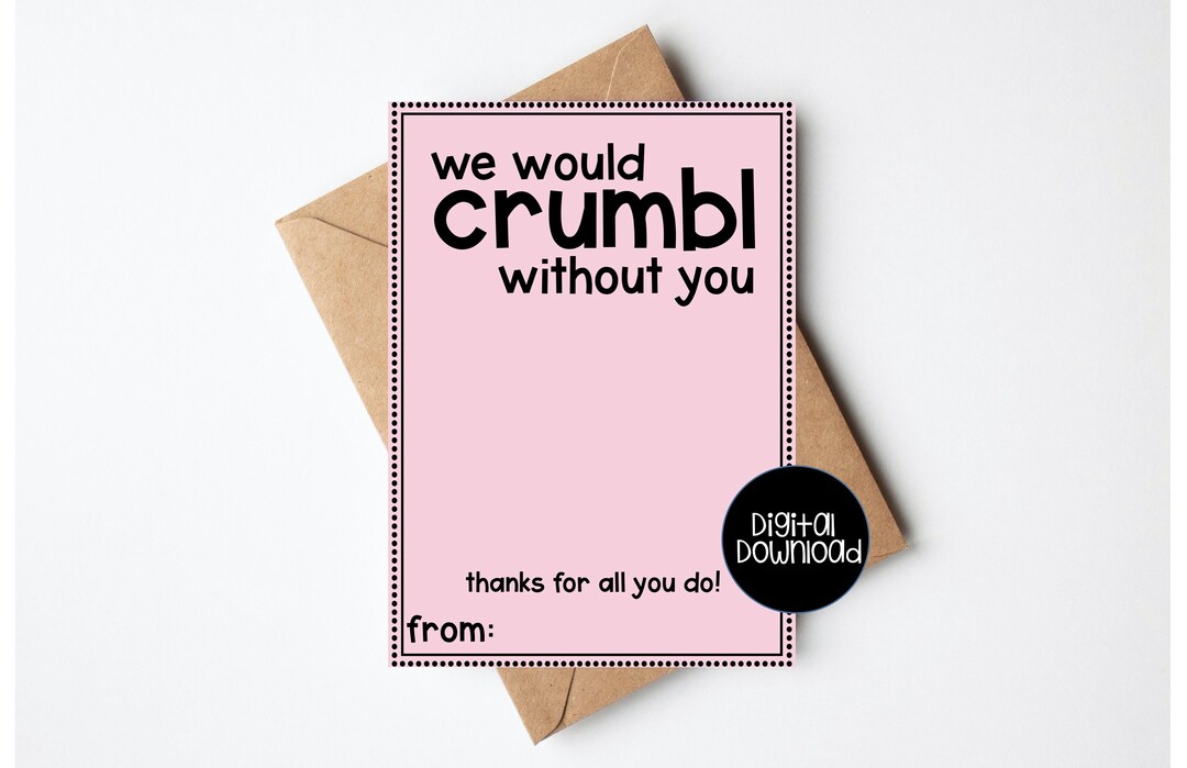 Cookie Gift Card Holder, Teacher Appreciation Gift, Teacher Gift Card