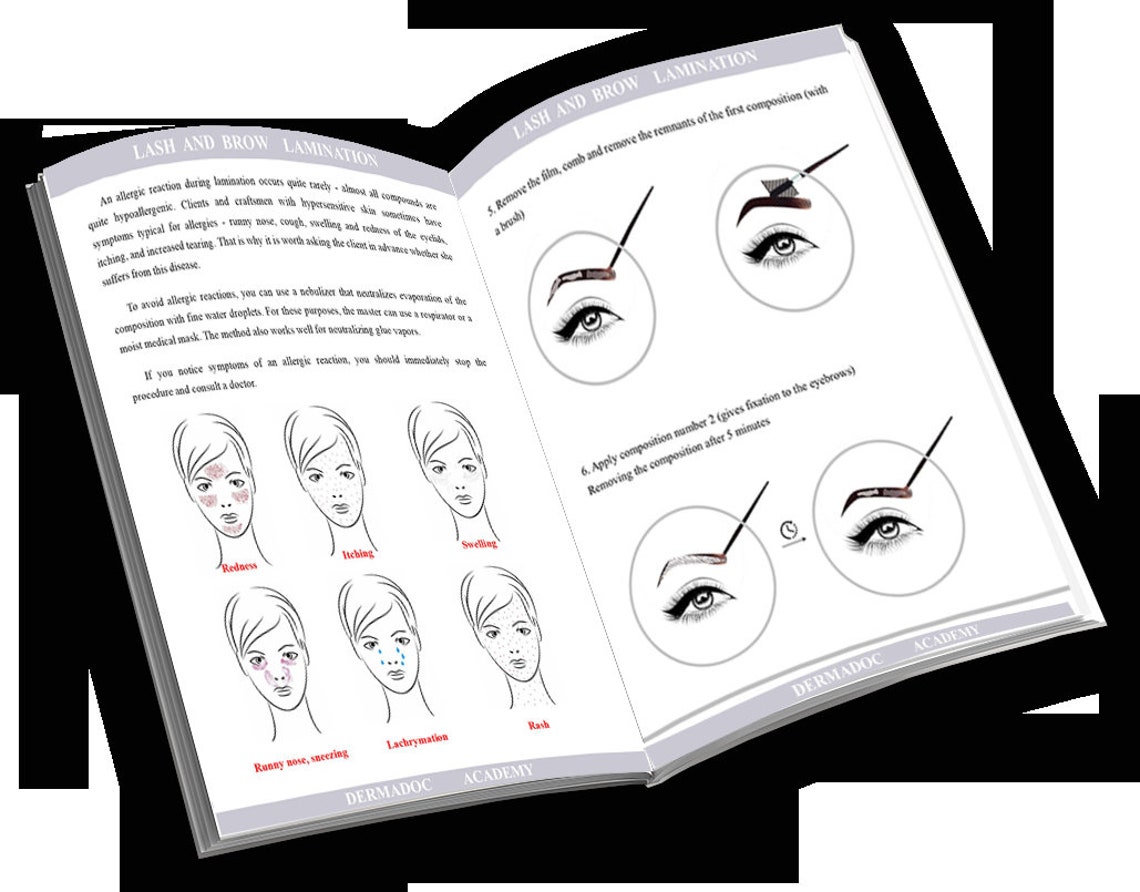 Lash and Brow Lamination. Training Manual. Instant Download Etsy
