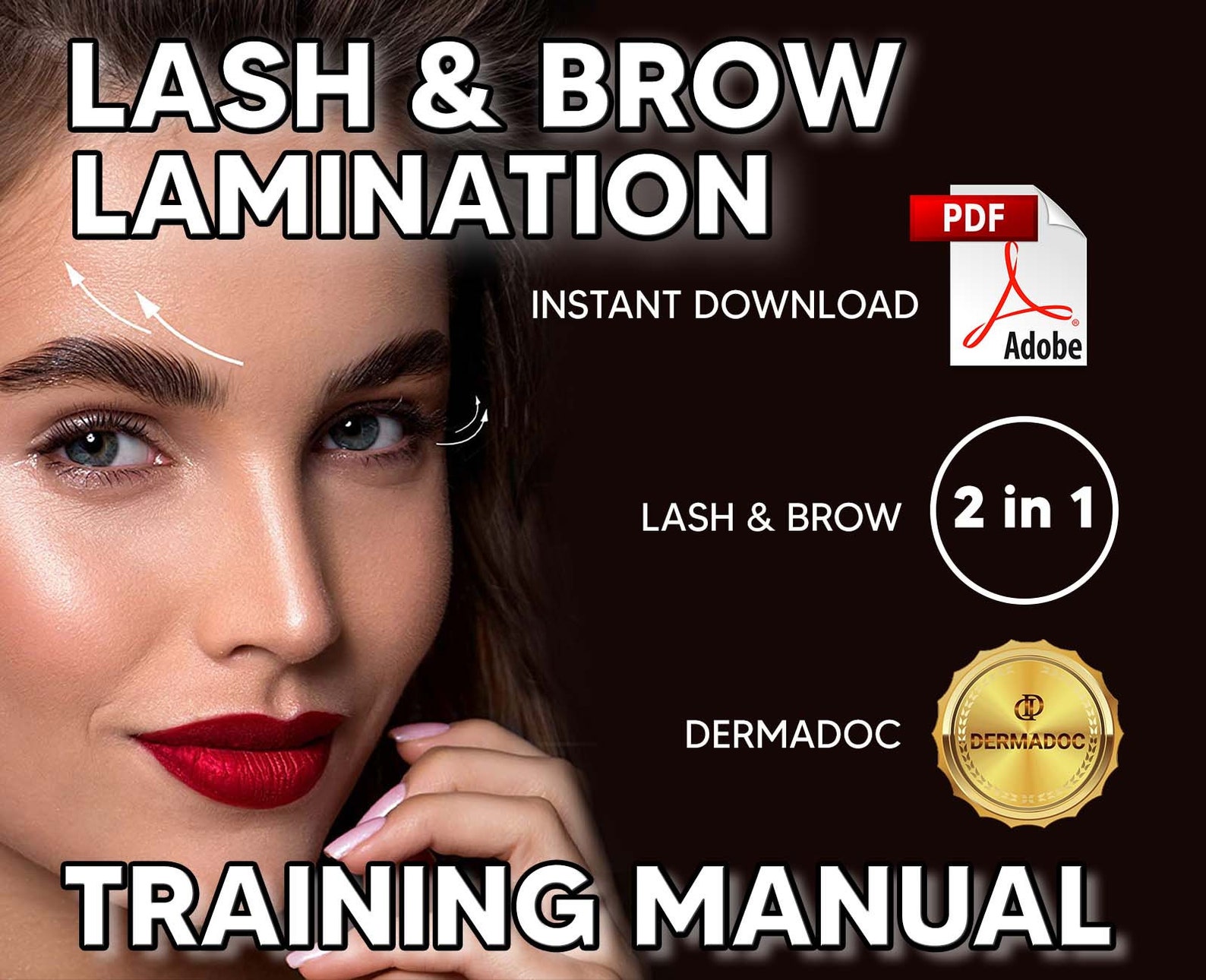 Lash and Brow Lamination. Training Manual. Instant Download Etsy