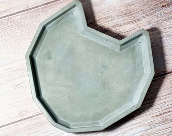 Cat Tray Decorative Concrete | Cat Catchall Tray | Cat Jewelry Tray