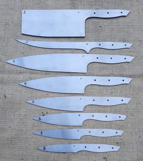 Knife Kit Kitchen Knife Kit Kitchen Knife Making Kit Make Etsy