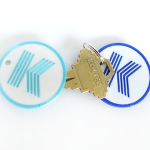 Custom Letter Dual-Color 3D Printed Keychain