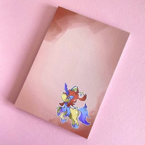 Cute Notepad, 50 Sheets, DIN A6 画像 3